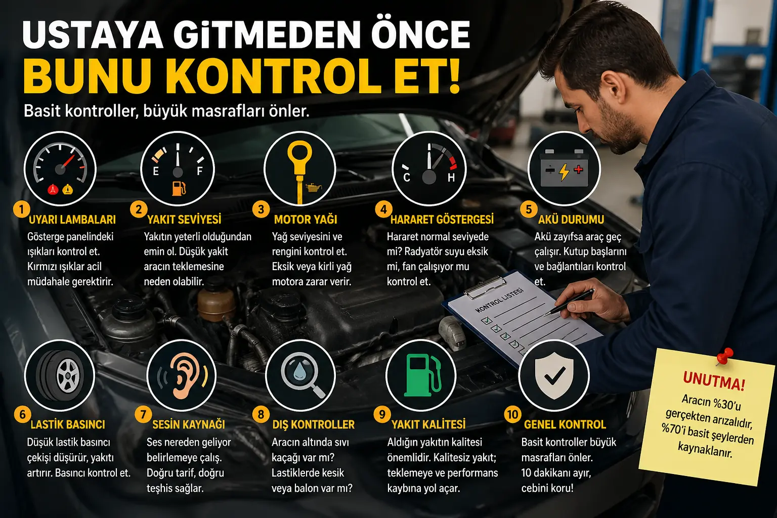 Ustaya Gitmeden �nce Bunlar� Kontrol Et!