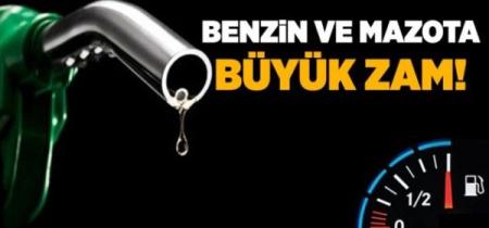 Benzin, Motorin ve Gazyana Zam Yapld!
