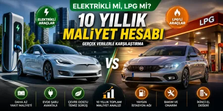  LPG vs Elektrikli Ara� � 10 Y�ll�k Ger�ek Maliyet Hesab� (2026 G�ncel T�rkiye Verileri)