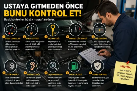 Ustaya Gitmeden �nce Bunlar� Kontrol Et!
