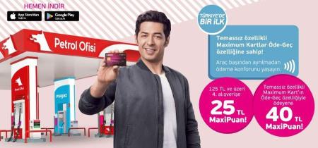 Petrol Ofisinde 25 TL MaxiPuan!