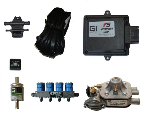 Gasitaly F5 Compact OBD Sıralı Sistem Kit Gasitaly F5 Compact OBD Sıralı Sistem Kit
