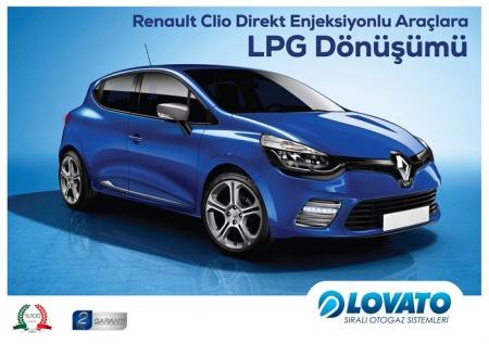 Renault Clio TCE GT Direkt Enjeksiyonlu Aralara LPG Dnm