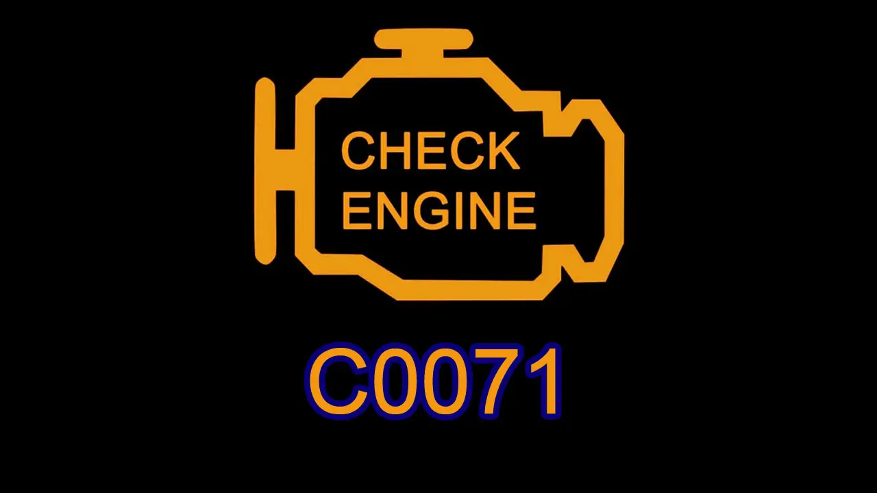 C0071 Arza Kodu Nedir? C0071 Ne Anlama Gelir?