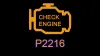 P2216 Arza Kodu Nedir? P2216 Ne Anlama Gelir?