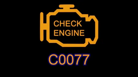 C0077 Ar�za Kodu - D���k Lastik Bas�nc�