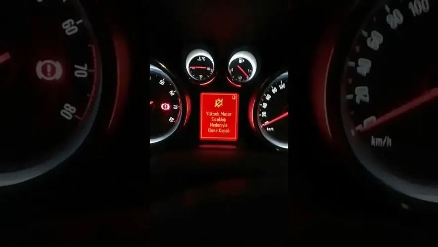 Y�ksek Motor S�cakl��� Nedeniyle Klima Kapal� Uyar�s� Nedir?