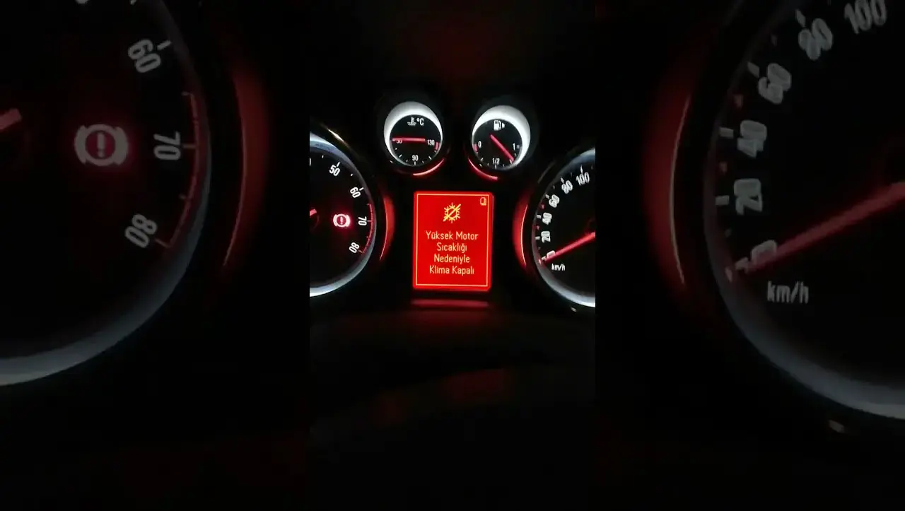 Y�ksek Motor S�cakl��� Nedeniyle Klima Kapal� Uyar�s� Nedir?